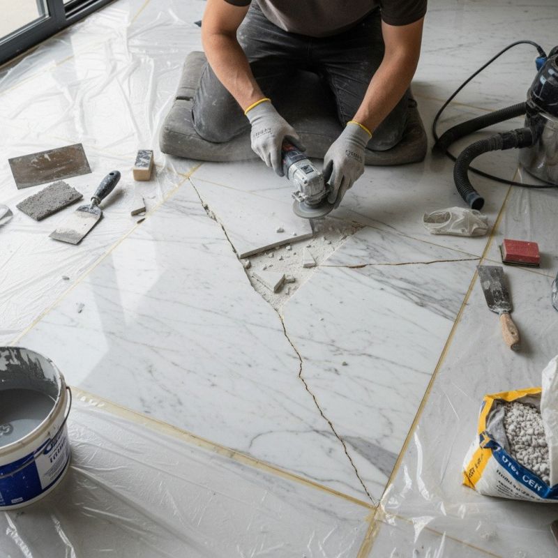 Local Travertine Tile Repair pros at work