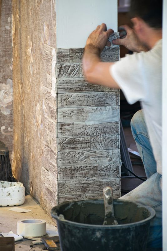 Travertine Tile Repair detail